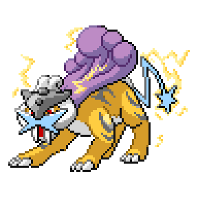 Raikou in Pokemon Infinite Fusion - infinite-fusion-calculator.com