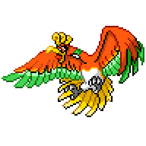 Ho-Oh in Pokemon Infinite Fusion - infinite-fusion-calculator.com