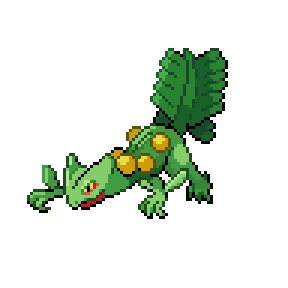 Sceptile in Pokemon Infinite Fusion - infinite-fusion-calculator.com