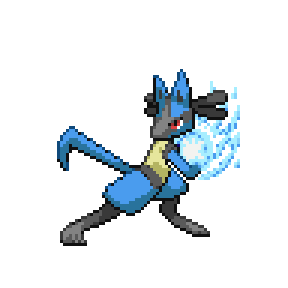 Lucario in Pokemon Infinite Fusion - infinite-fusion-calculator.com