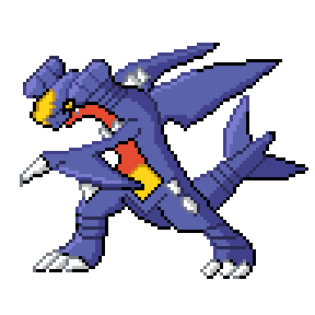 Garchomp in Pokemon Infinite Fusion - infinite-fusion-calculator.com