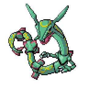 Rayquaza in Pokemon Infinite Fusion - infinite-fusion-calculator.com