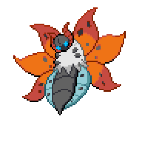 Volcarona in Pokemon Infinite Fusion - infinite-fusion-calculator.com