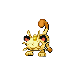 Meowth in Pokemon Infinite Fusion - infinite-fusion-calculator.com