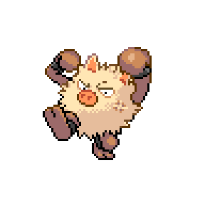 Primeape in Pokemon Infinite Fusion - infinite-fusion-calculator.com