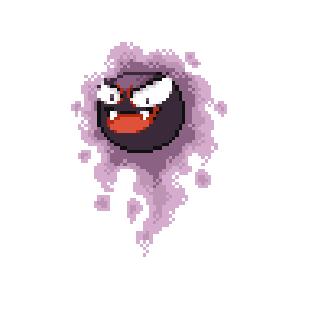 Gastly in Pokemon Infinite Fusion - infinite-fusion-calculator.com